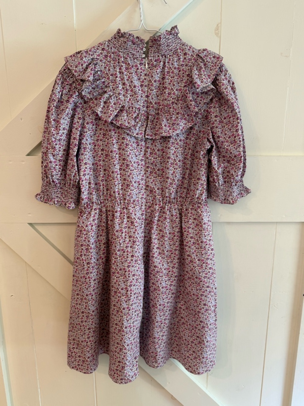 Hyacinth House Floral Smocked Ruffle Dress Size Small Cottagecore Prairie - Picture 6 of 13